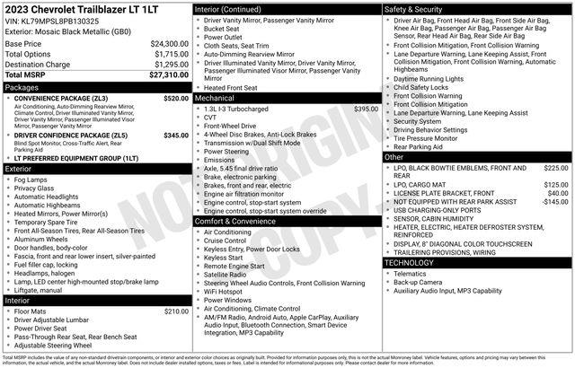 2023 Chevrolet Blazer - $24,985