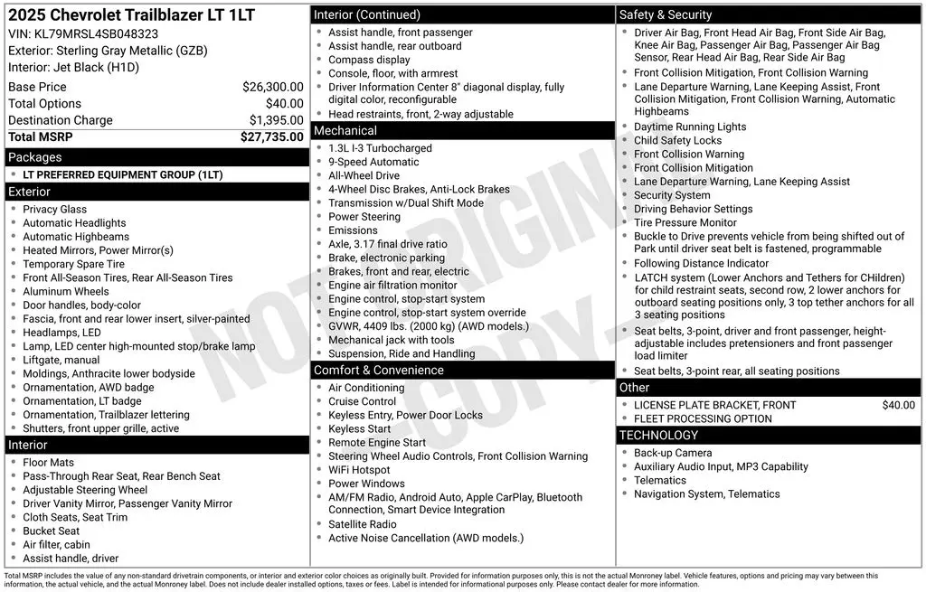 2025 Chevrolet Blazer - $21,682