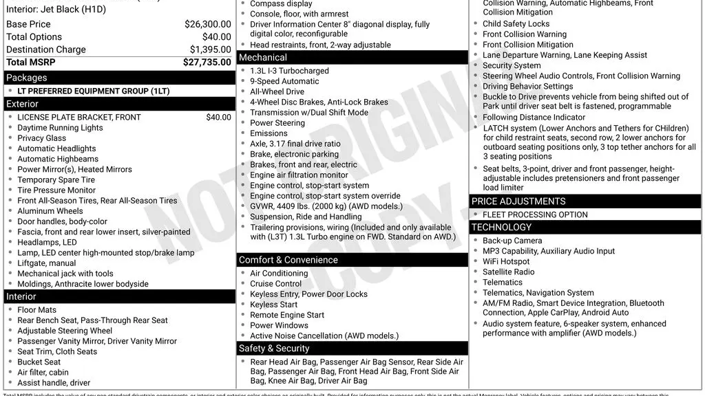 2025 Chevrolet Trailblazer LT