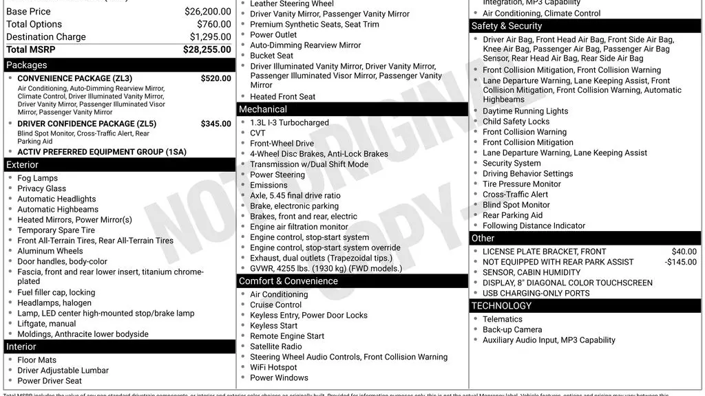 2023 Chevrolet Trailblazer ACTIV
