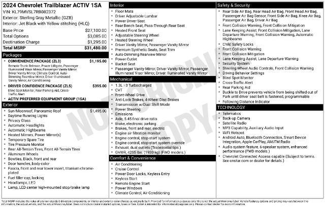 2024 Chevrolet Blazer - $21,945