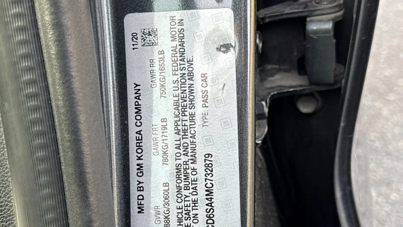 2021 Chevrolet Spark 1LT CVT