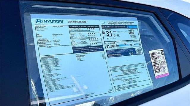 2026 Hyundai KONA SE