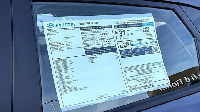 2026 Hyundai KONA SE