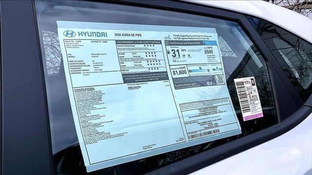 2026 Hyundai KONA SE