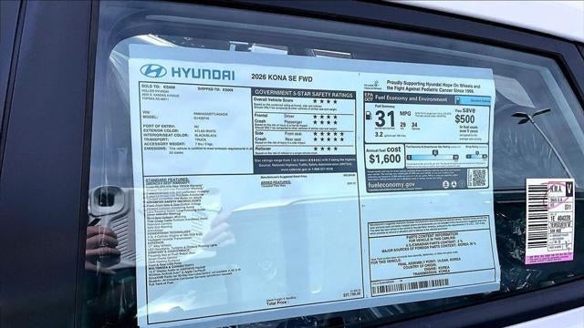 2026 Hyundai KONA SE