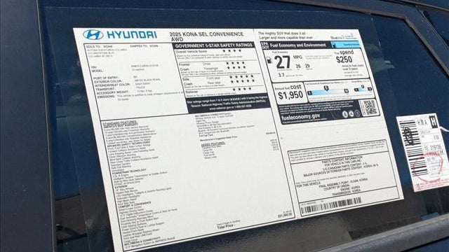 2025 Hyundai KONA SEL Convenience