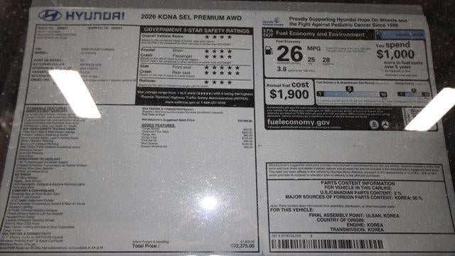 2026 Hyundai KONA SEL Premium