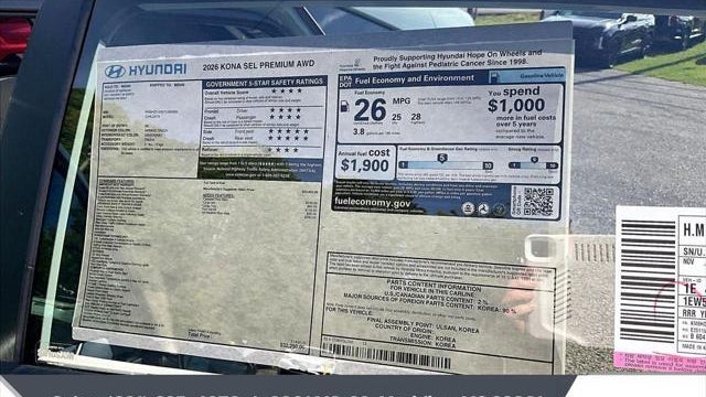 2026 Hyundai KONA SEL Premium