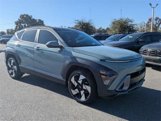 2026 Hyundai KONA with Mirage Green Exterior