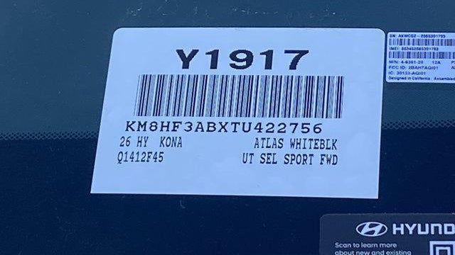 2026 Hyundai KONA SEL Sport