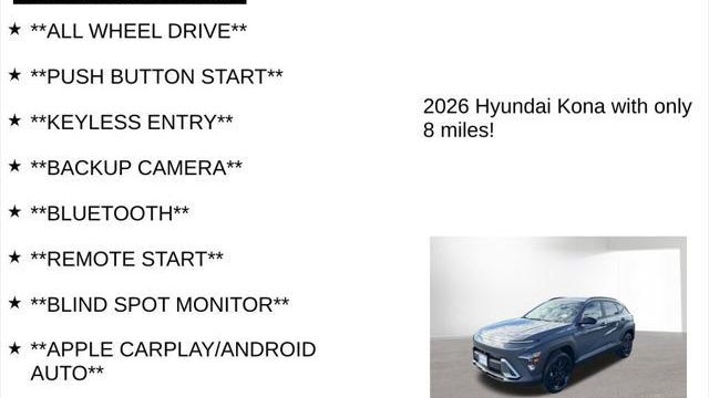 2026 Hyundai KONA SEL Sport