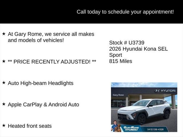 2026 Hyundai Kona - $27,886