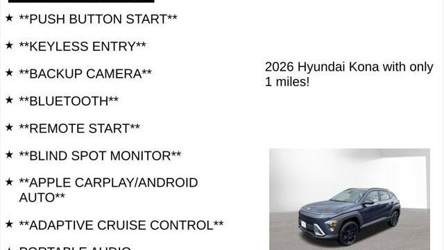 2026 Hyundai KONA SEL Sport