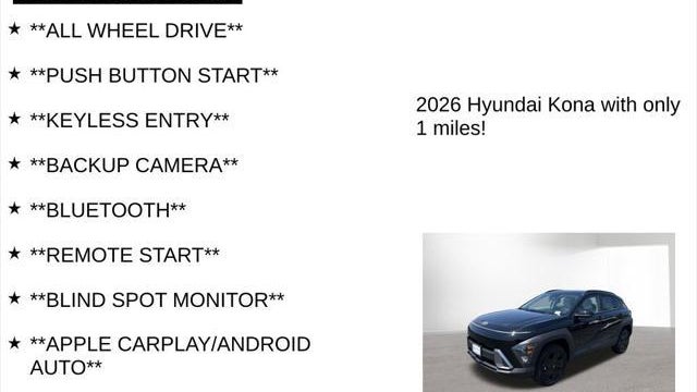 2026 Hyundai KONA SEL Sport