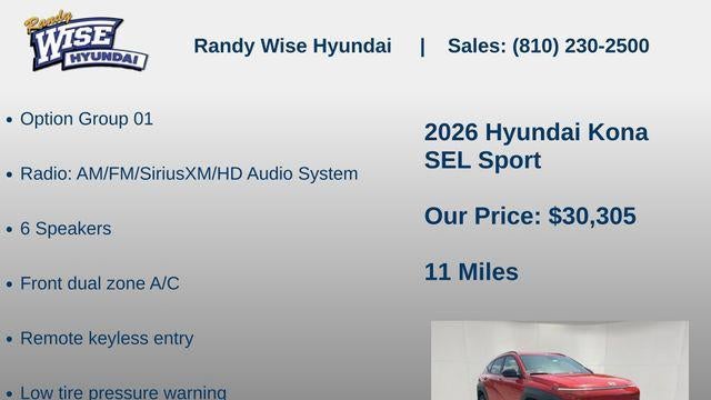 2026 Hyundai KONA SEL Sport