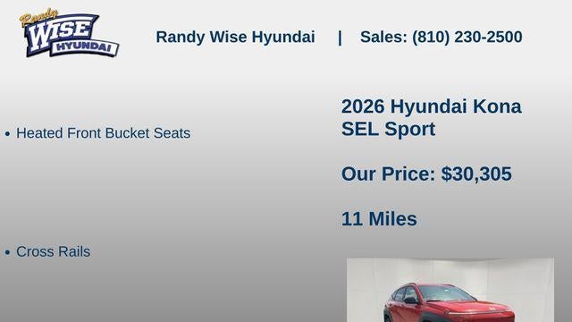 2026 Hyundai KONA SEL Sport