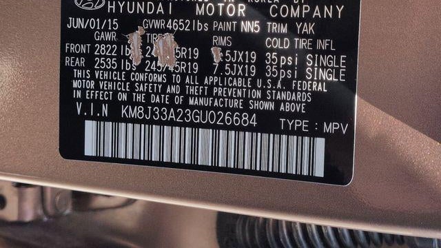 2016 Hyundai TUCSON Limited
