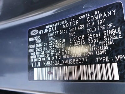 2021 Hyundai Tucson Limited 4DR SUV