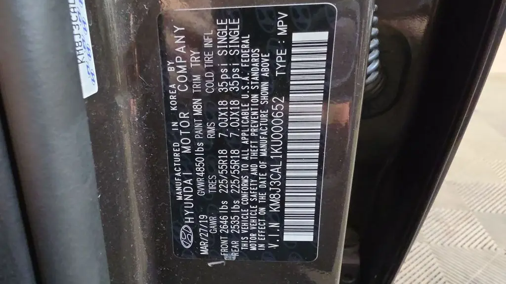 2019 Hyundai TUCSON Limited
