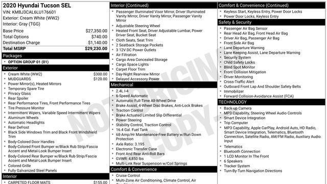 2020 Hyundai TUCSON Limited