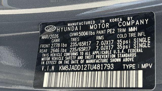 2026 Hyundai TUCSON Hybrid Blue SE