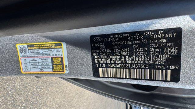 2026 Hyundai TUCSON Hybrid Blue SE