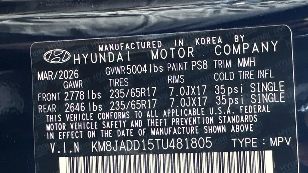 2026 Hyundai TUCSON Hybrid Blue SE