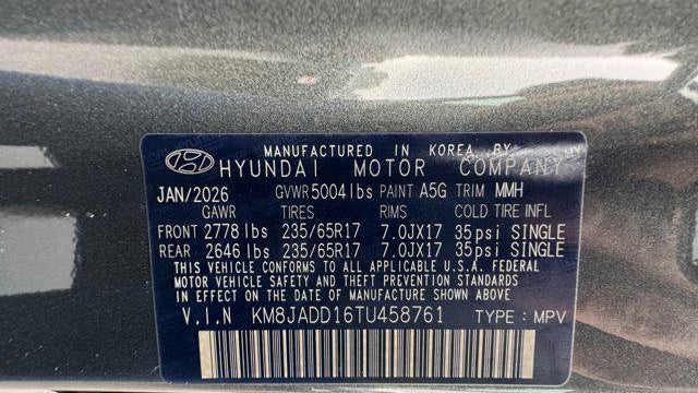 2026 Hyundai TUCSON Hybrid Blue SE