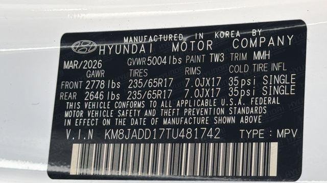 2026 Hyundai TUCSON Hybrid Blue SE