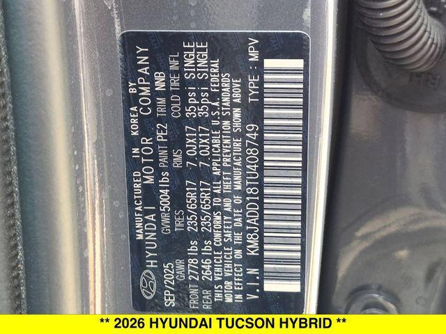 2026 Hyundai Tucson - $34,875