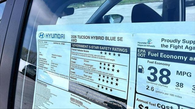 2026 Hyundai TUCSON Hybrid Blue SE