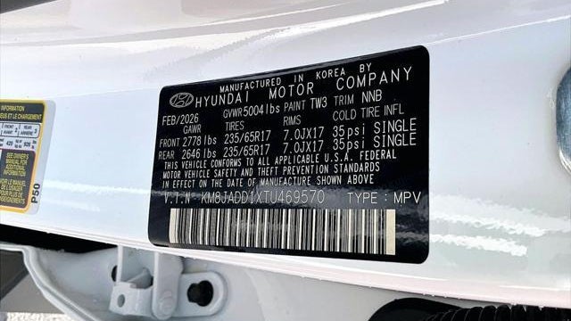 2026 Hyundai TUCSON Hybrid Blue SE