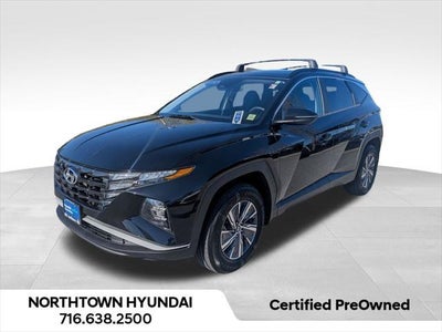 Photo of a 2022 Hyundai Tucson Hybrid AWD Blue 4DR SUV for sale