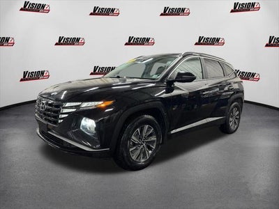 Photo of a 2022 Hyundai Tucson Hybrid AWD Blue 4DR SUV for sale