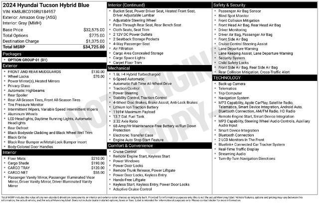2024 Hyundai Tucson - $23,900