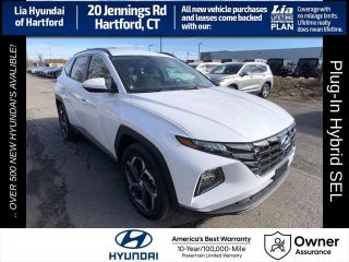 2024 Hyundai TUCSON Plug-in Hybrid with White Pearl Exterior