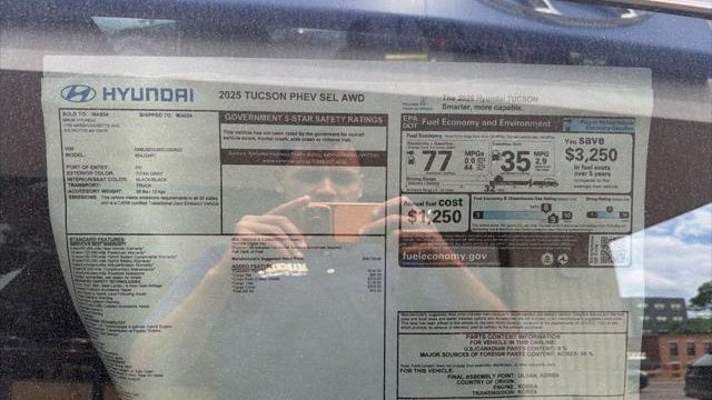 2025 Hyundai TUCSON Plug-in Hybrid SEL