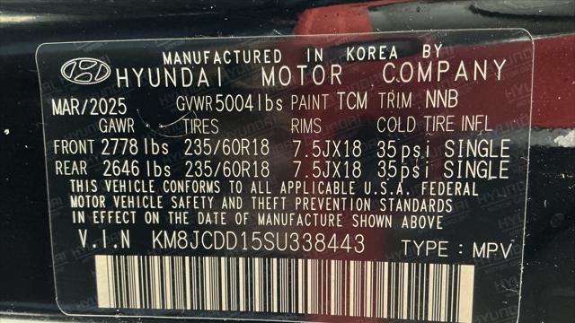 2025 Hyundai TUCSON Hybrid SEL Convenience