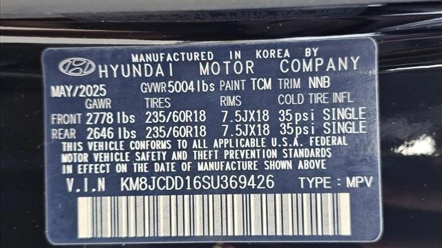 2025 Hyundai TUCSON Hybrid SEL Convenience
