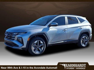 2025 Hyundai TUCSON Hybrid with Shimmering Silver Exterior