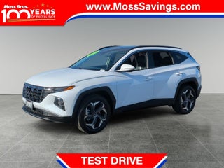 2023 Hyundai TUCSON Hybrid with Serenity White Pearl Exterior