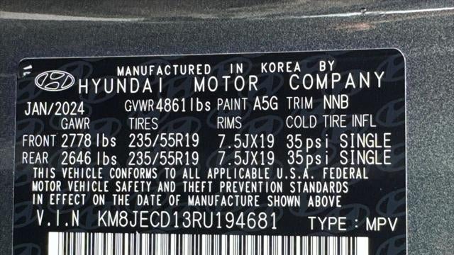 2024 Hyundai TUCSON Hybrid Limited