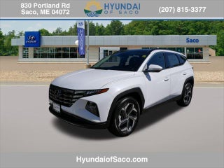 2024 Hyundai TUCSON Hybrid with Serenity White Exterior