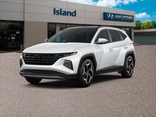 2024 Hyundai TUCSON Hybrid with White Pearl Exterior