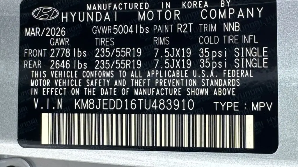 2026 Hyundai TUCSON Hybrid Limited