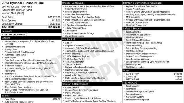 2023 Hyundai TUCSON N Line