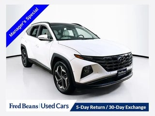 2023 Hyundai TUCSON Plug-in Hybrid with Serenity White Pearl Exterior
