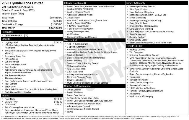 2023 Hyundai Kona - $22,793