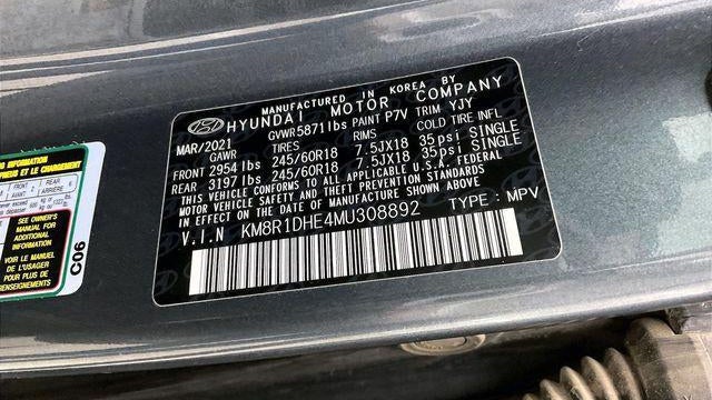 2021 Hyundai PALISADE SE